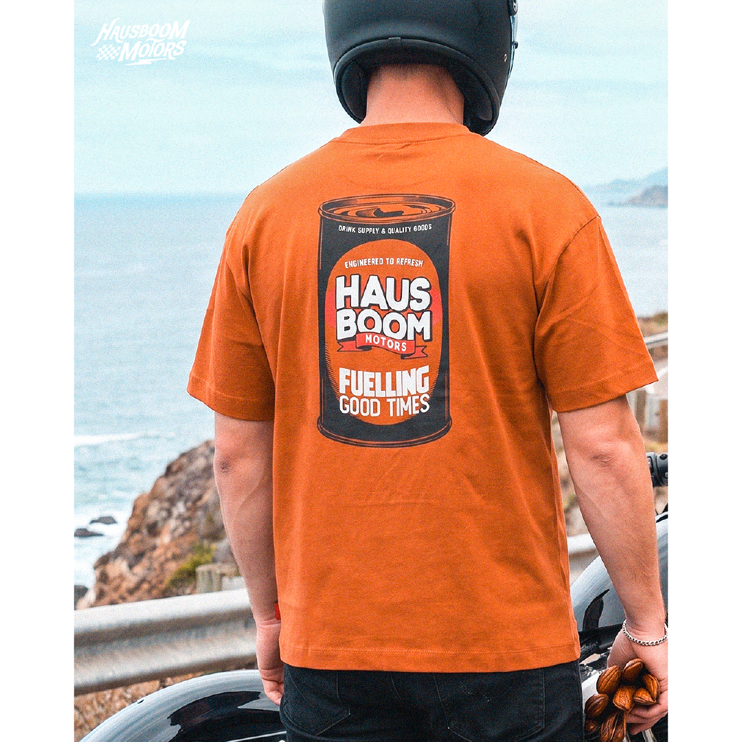 Hausboom Motors Graphic Tee - Oil Barrel