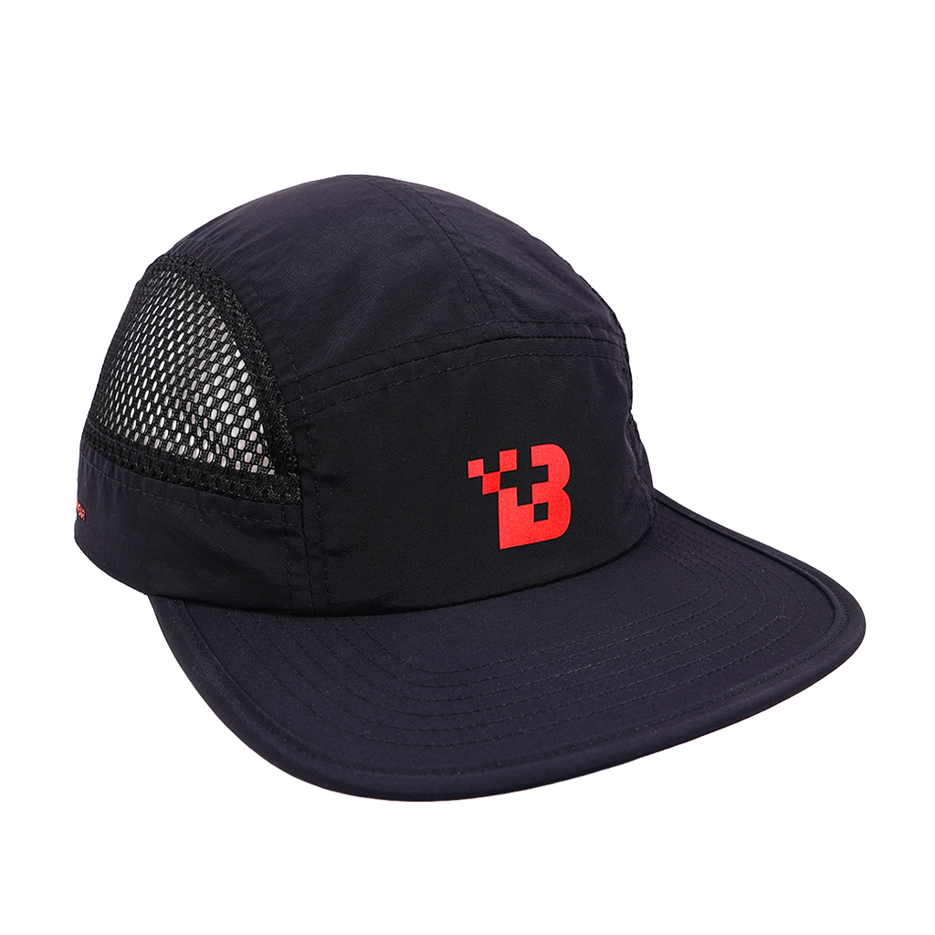 5-Panel Cap - Black/Red