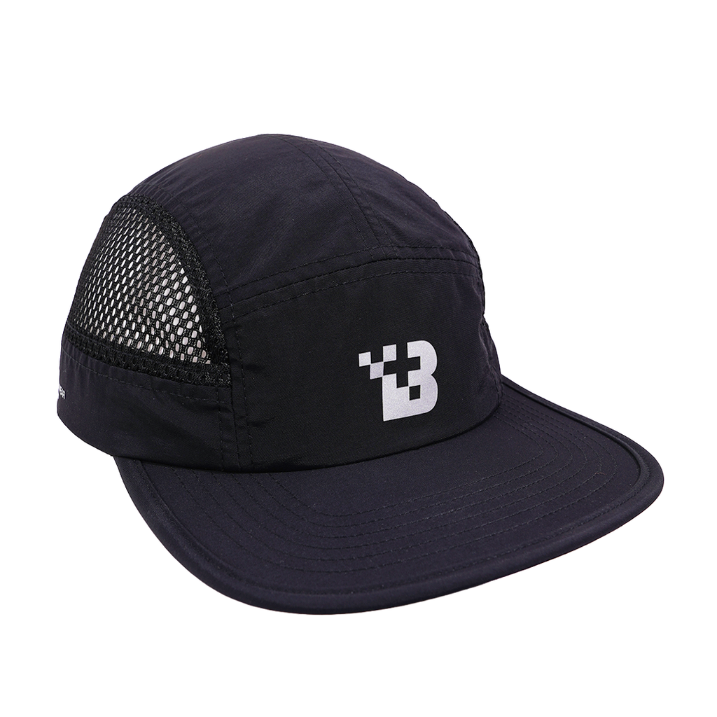5-Panel Cap - Black/Silver