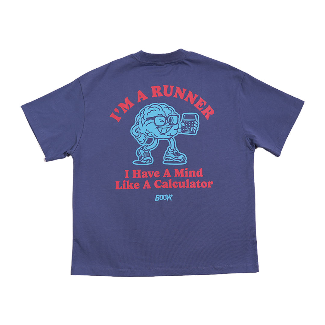 Graphic Tee "Calculator" - Grey