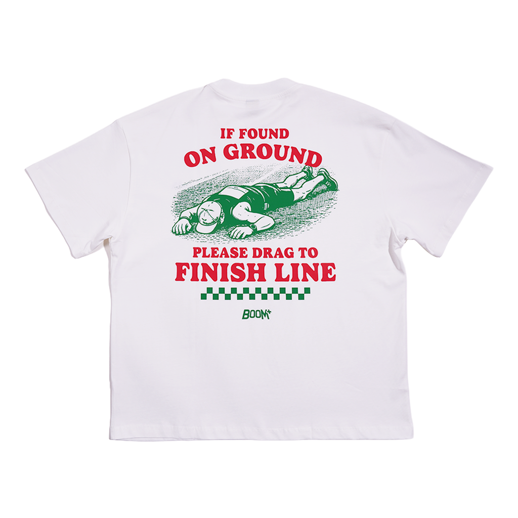 Graphic Tee "On Ground" - White