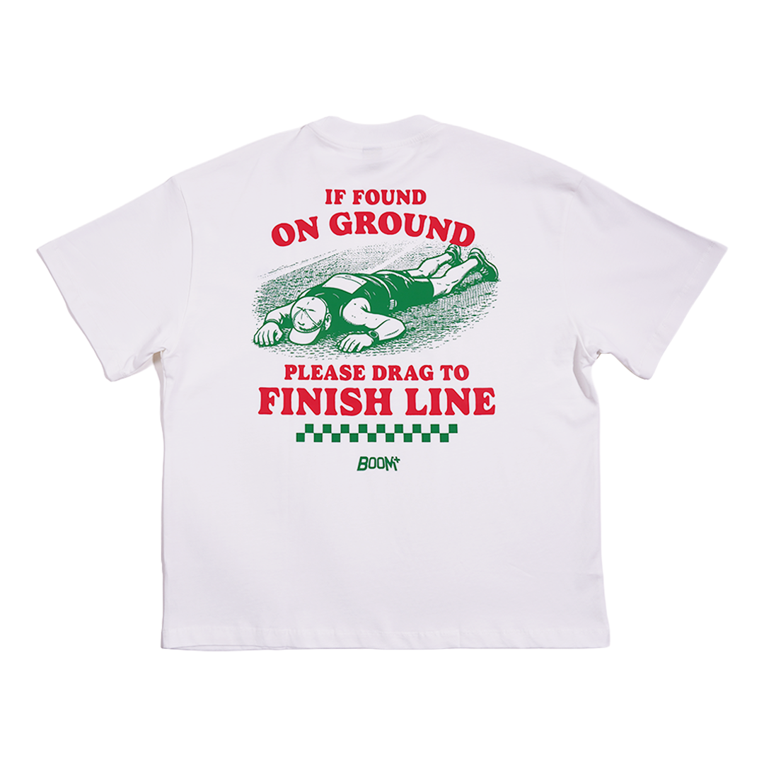 Graphic Tee "On Ground" - White