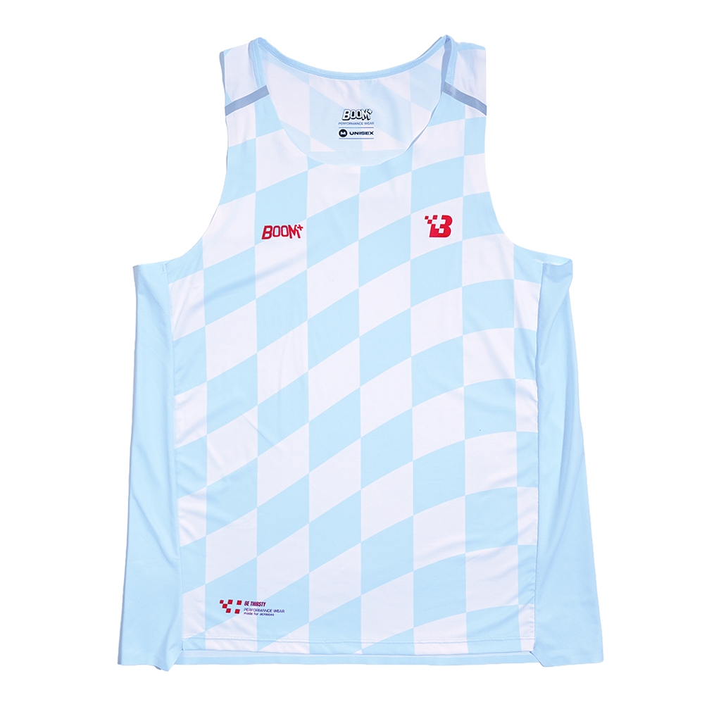 Tank - Checkered Blue