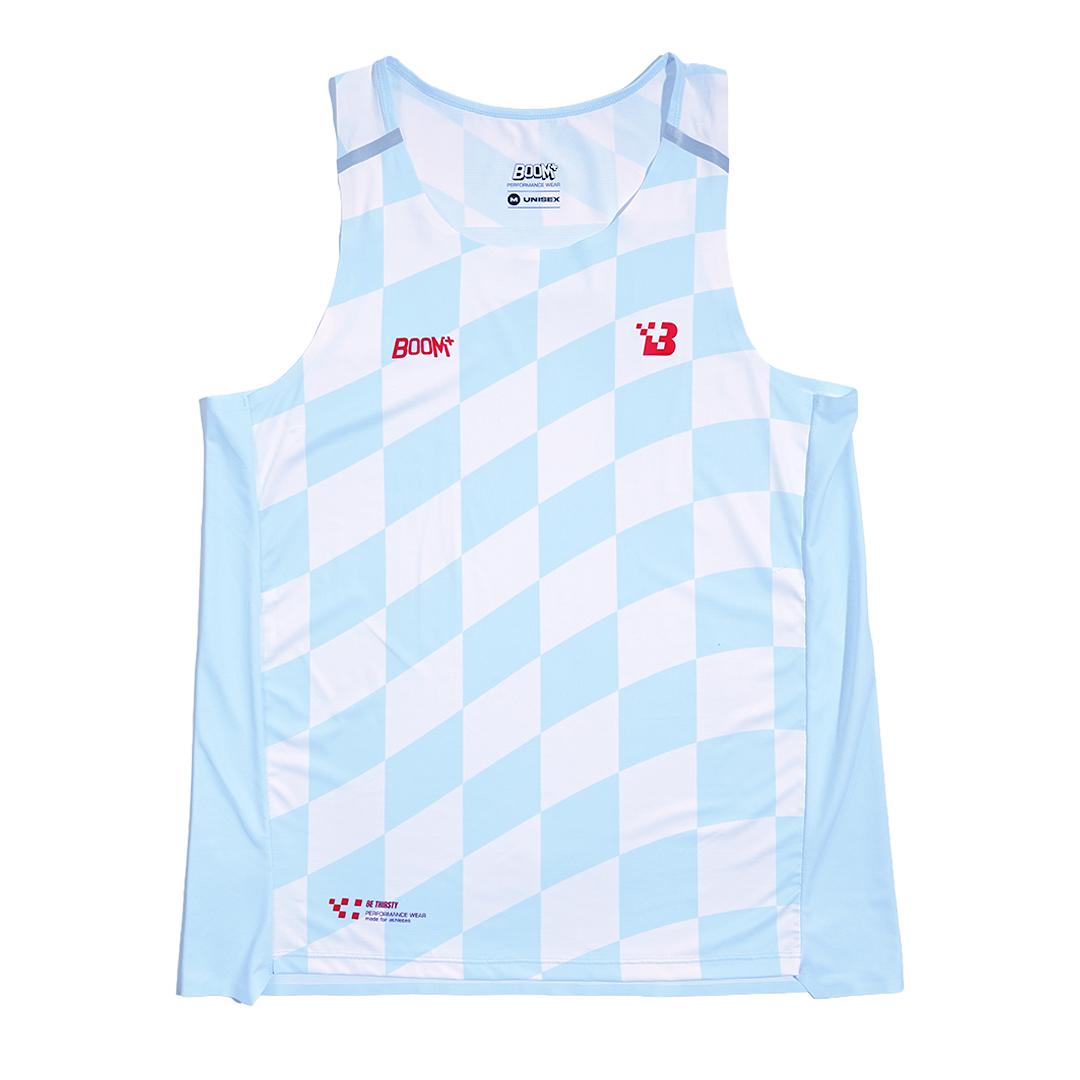 Tank - Checkered Blue
