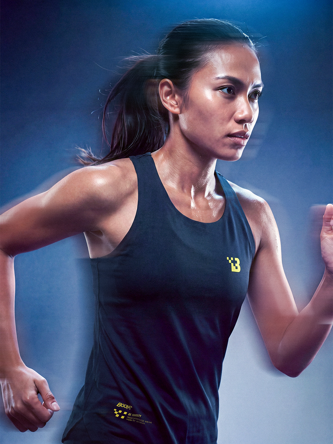 Singlet - Black/Yellow