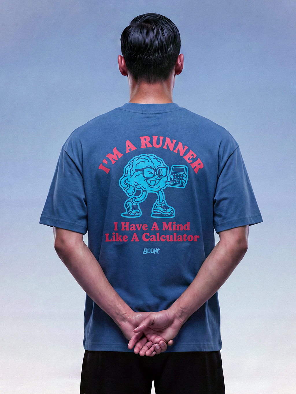 Graphic Tee "Calculator" - Grey