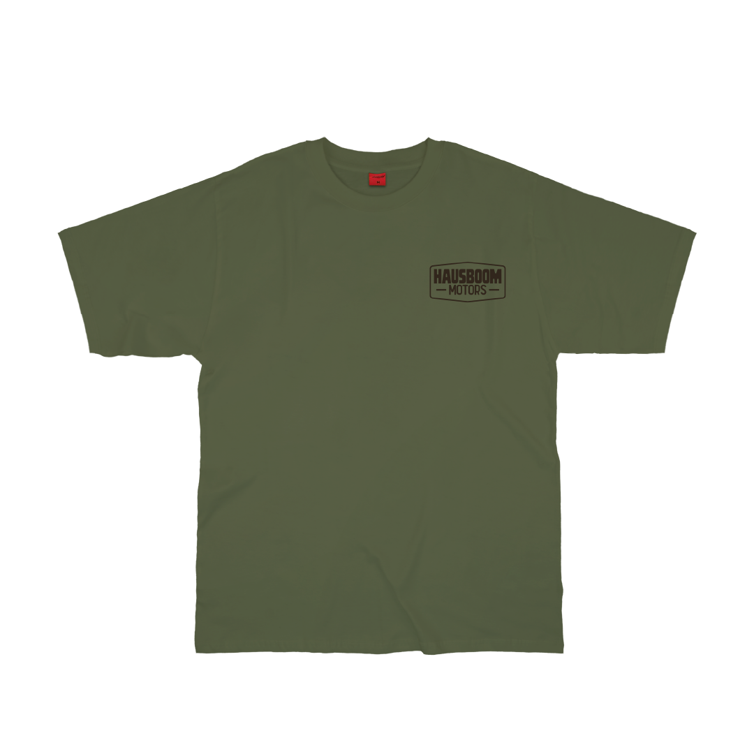 Hausboom Motors Graphic Tee - Oil Barrel