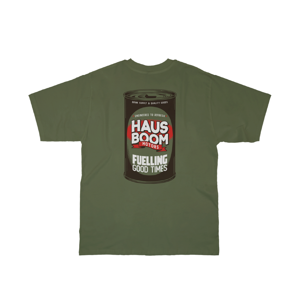 Hausboom Motors Graphic Tee - Oil Barrel