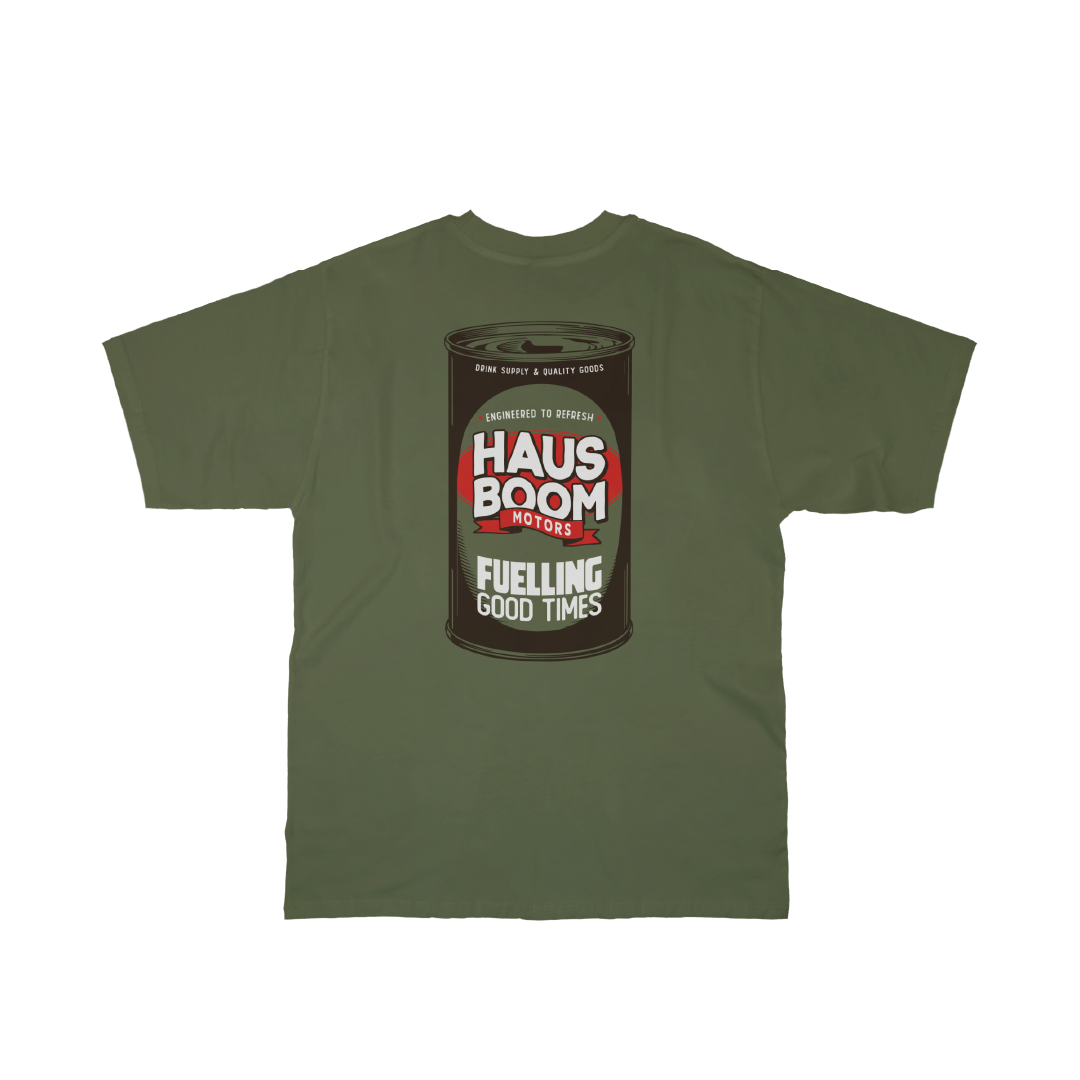 Hausboom Motors Graphic Tee - Oil Barrel