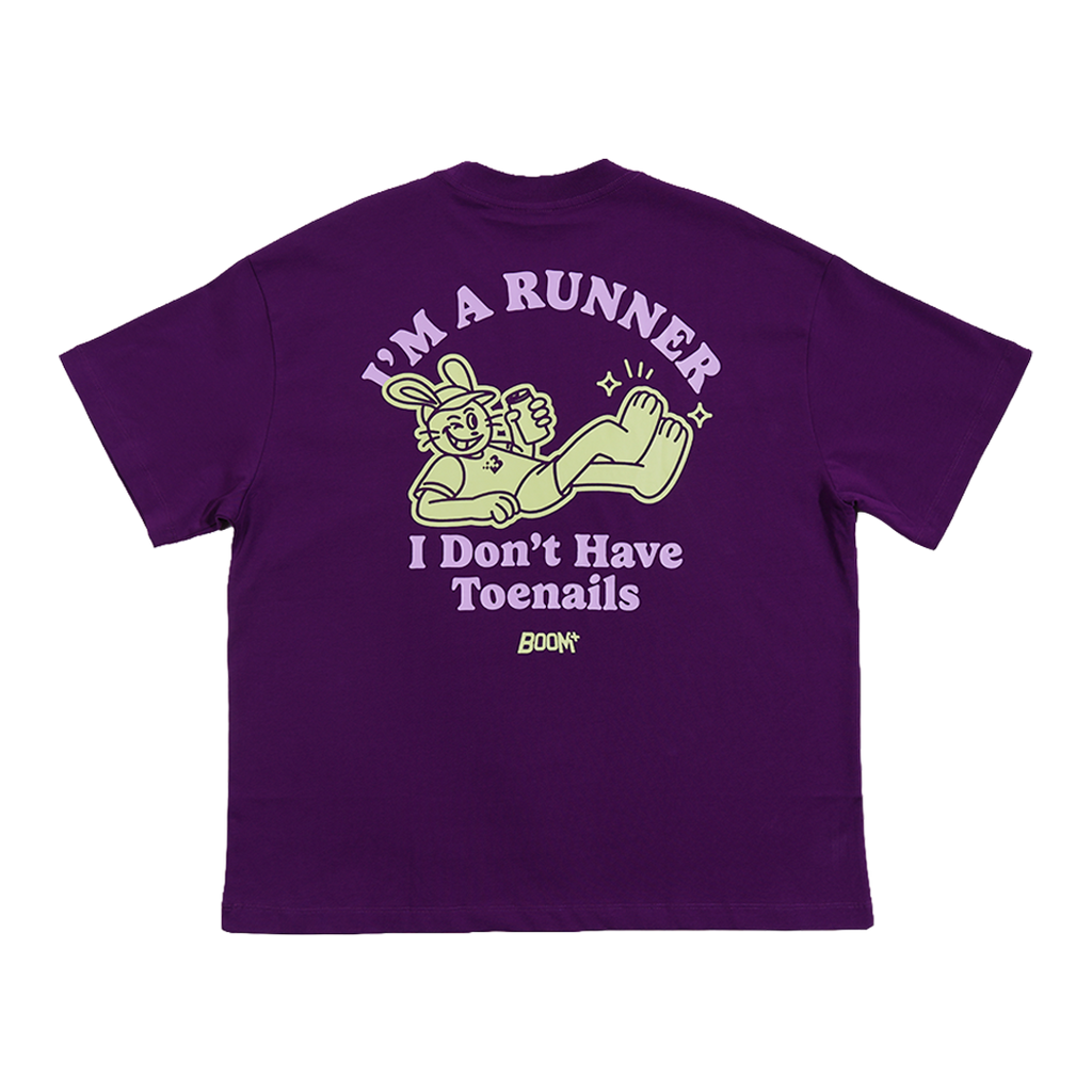 Graphic Tee "Toenails" - Purple
