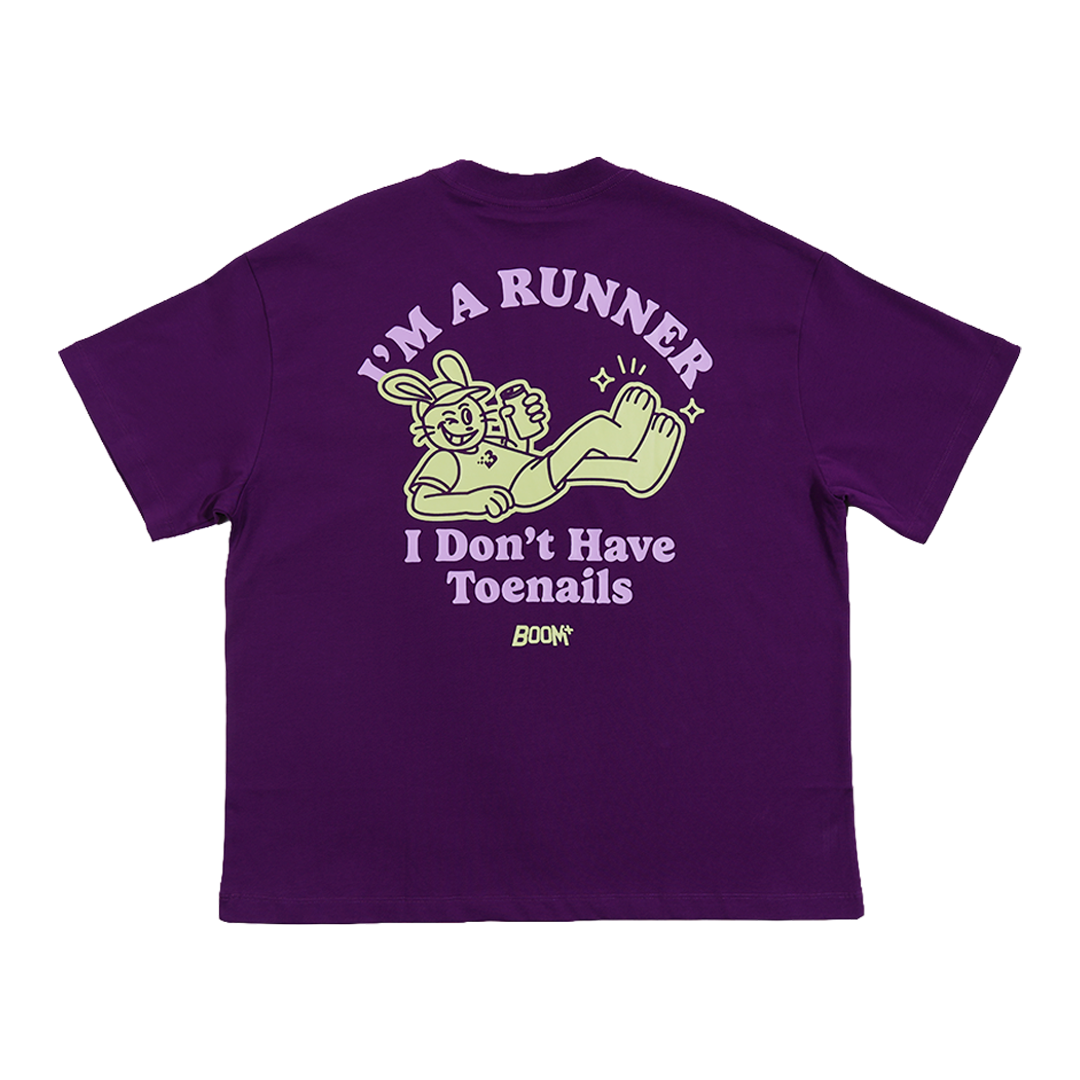 Graphic Tee "Toenails" - Purple