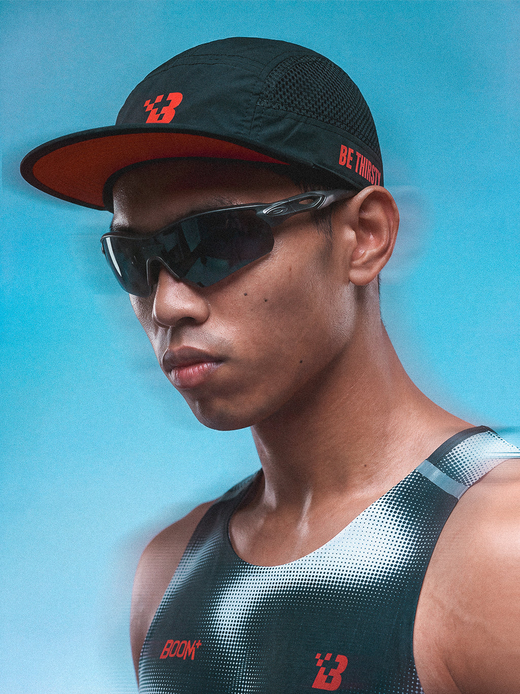 5-Panel Cap - Black/Red