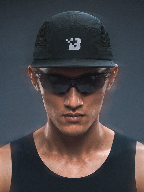 5-Panel Cap - Black/Silver