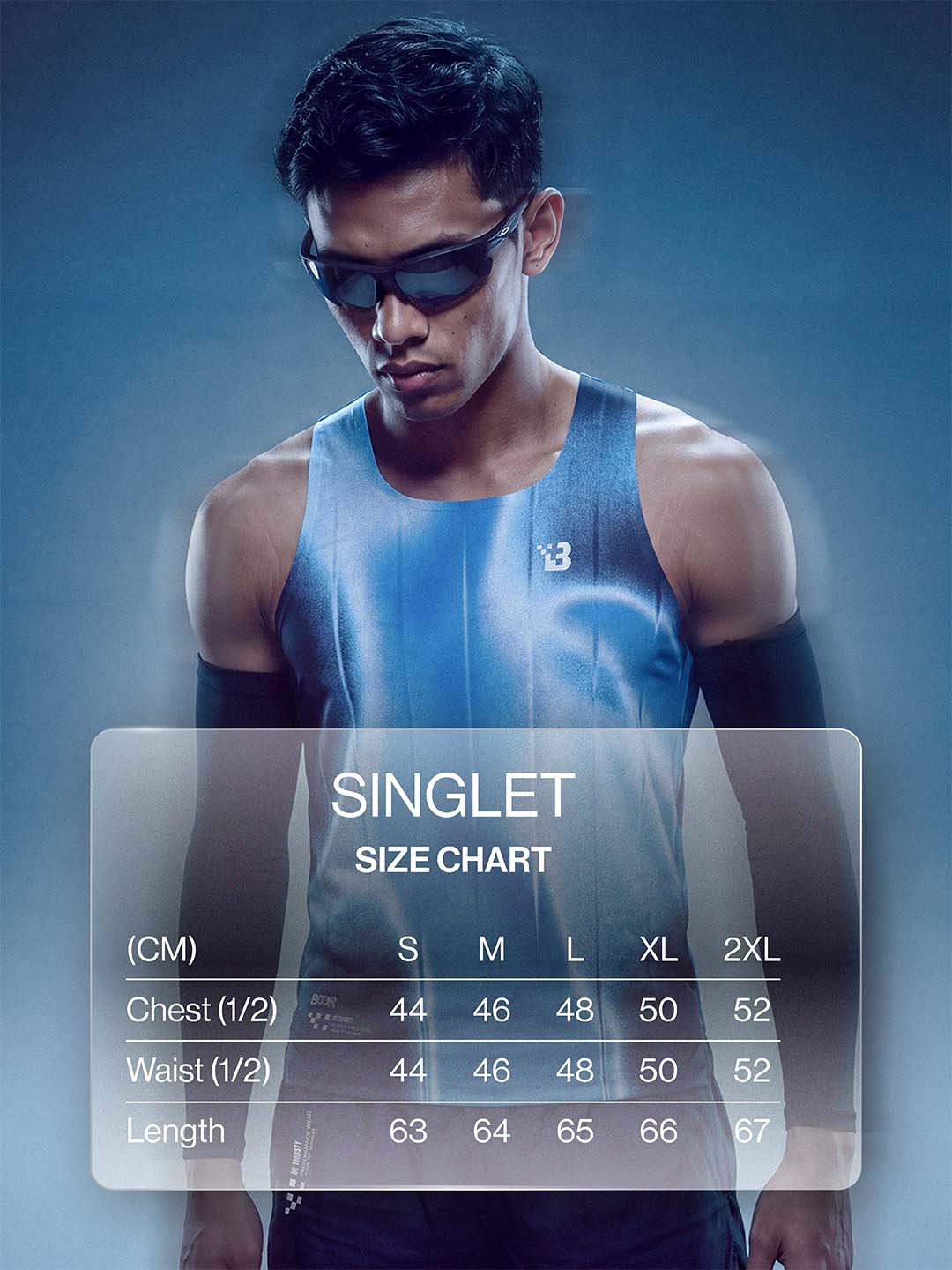 Singlet - Blue