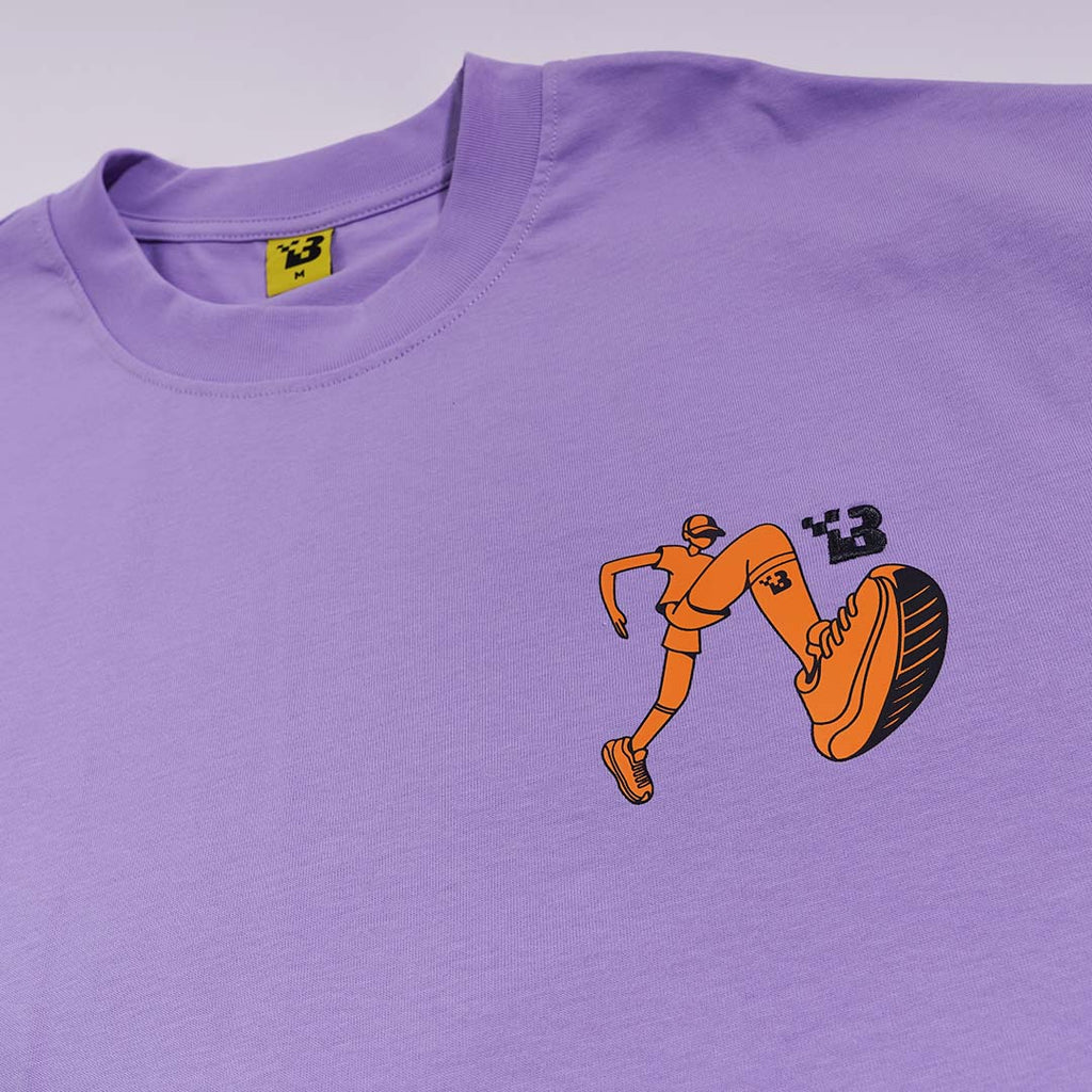 Graphic Tee "Pace Yourself" - Purple
