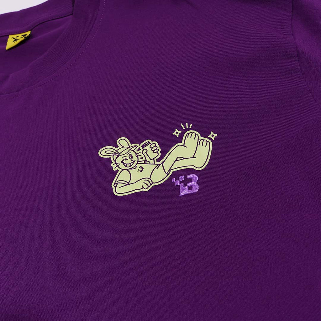 Graphic Tee "Toenails" - Purple